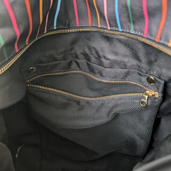DONATED ban.do Getaway Weekender Bag in Disco Stripe EUC - Picture 5 of 5